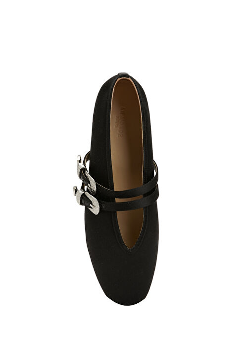 Claudia Siyah Deri Babet - Görsel 5