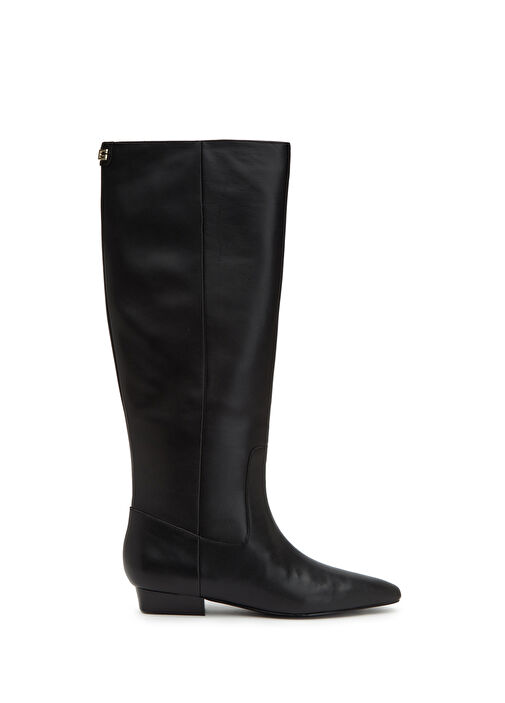 Sarlie Siyah Kadın Deri Çizme - Görsel 2