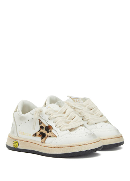 BallStar Çok Renkli Çocuk Deri Sneaker - Görsel 3