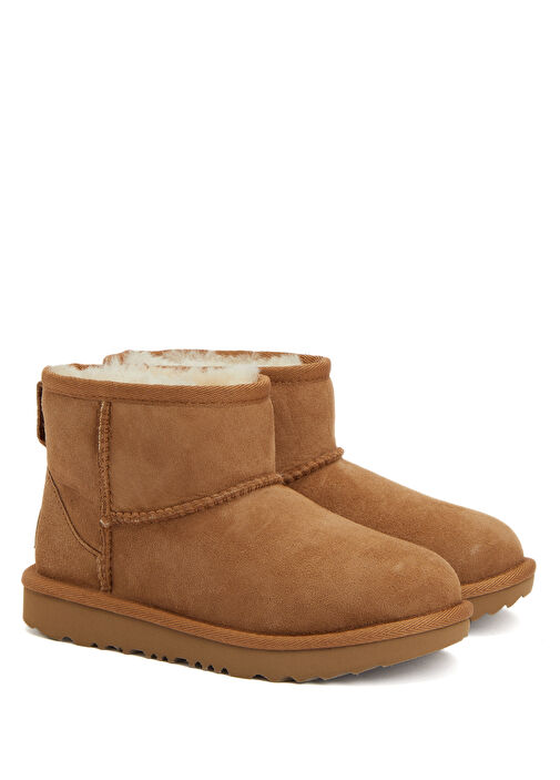 Classic Mini Taba Kız Çocuk Süet Bot - Görsel 3