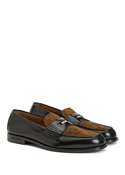 Siyah Kahve Erkek Deri Loafer - Görsel 3