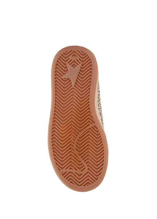 Ball Star Pembe Beyaz Unisex Çocuk Deri Sneaker - Görsel 6