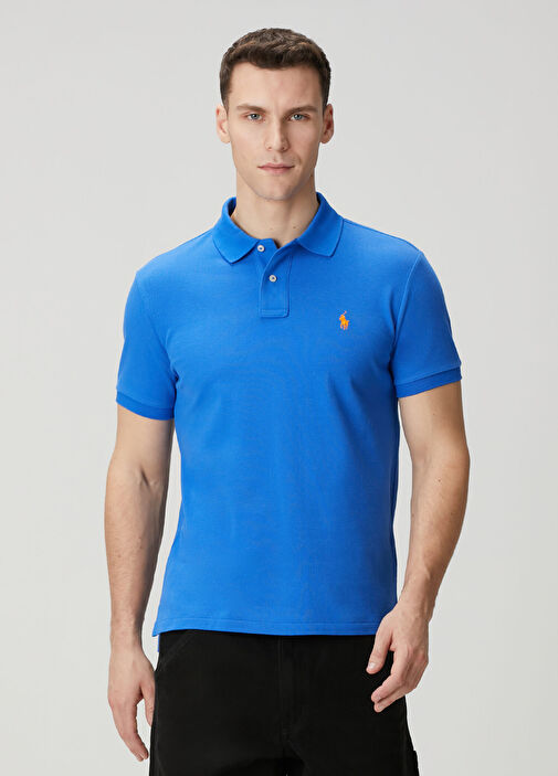 Polo Ralph Lauren Koyu Mavi Erkek Koyu Mavi Polo Yaka T-shirt