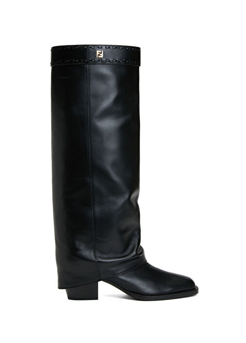 Siyah Kadın Deri Çizme - Görsel 2