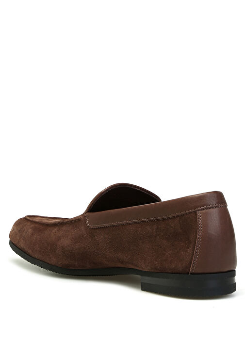 Kahverengi Erkek Deri Loafer - Görsel 4