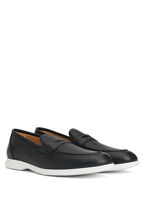 Lacivert Erkek Deri Loafer - Görsel 3