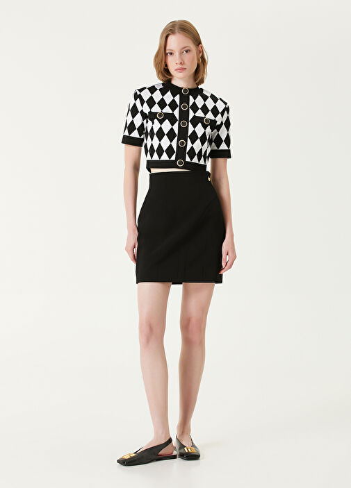 Balmain - Black Mini Skirt