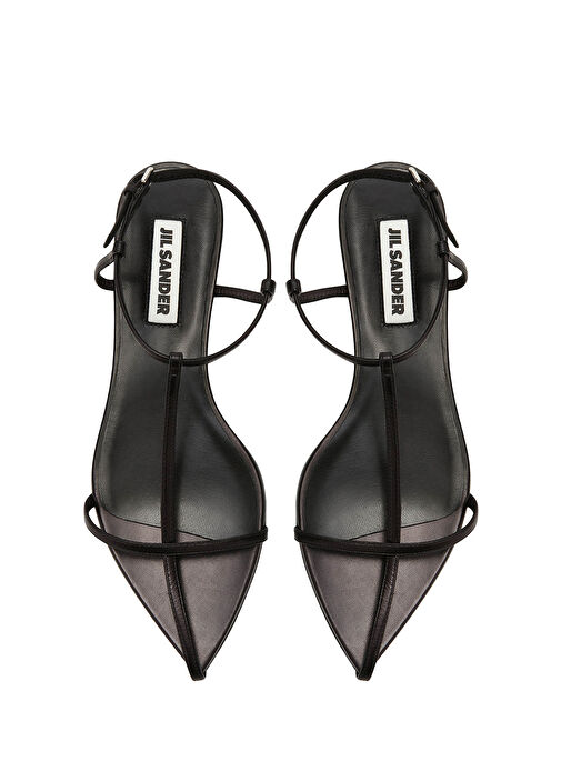 Tripon Siyah Kadın Deri Sandalet - Görsel 6