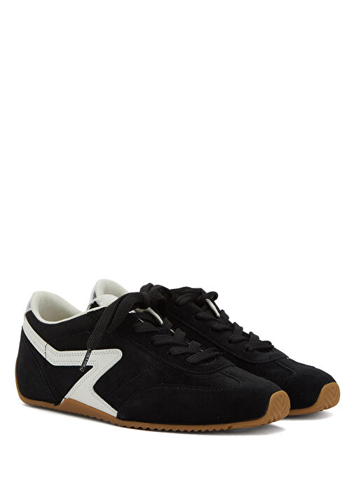Rag&bone Rag&bone Retro Siyah Beyaz Kadın Süet Sneaker | Beymen Siyah Beyaz - 3. görsel