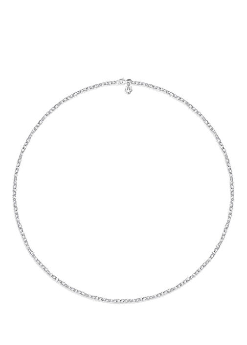 Kaplan Charm 925 Ayar Gümüş Rio Zincir Unisex Kolye