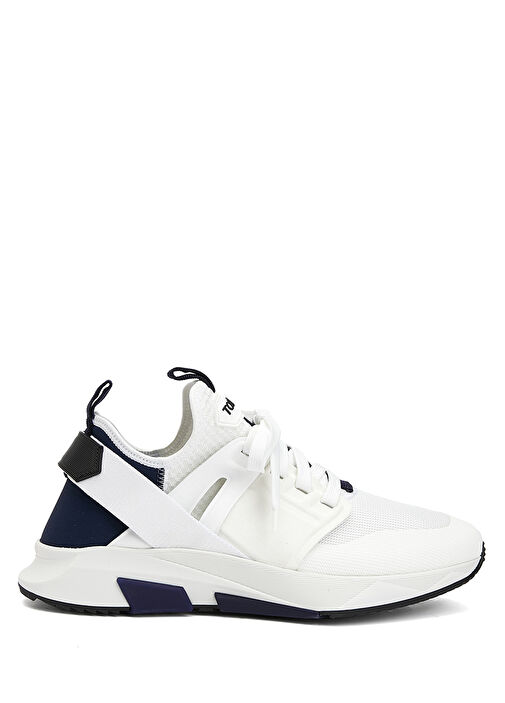 Jago Beyaz Lacivert Erkek Sneaker - Görsel 2