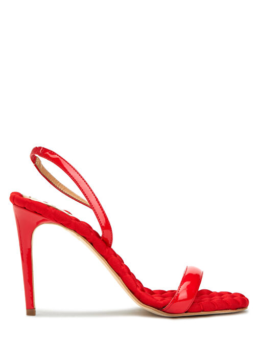 Kırmızı Kadın Sandalet - Görsel 2