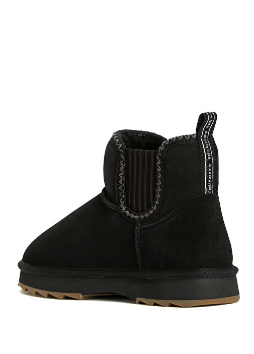 Higgie Siyah Kadın Deri Bot - Görsel 4