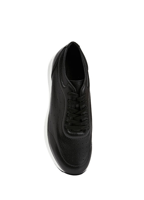 Siyah Erkek Süet Sneaker - Görsel 5