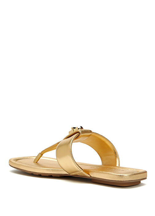 Gold Kadın Deri Terlik - Görsel 4