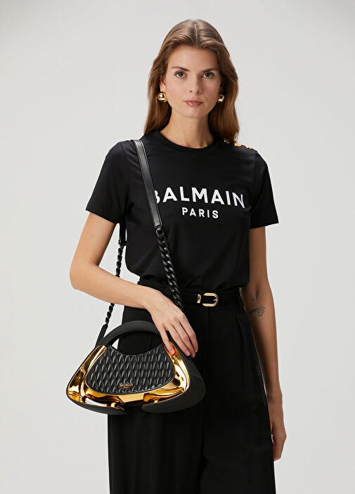 Balmain - Jolie Madame Medium Black Gold Women's Bag