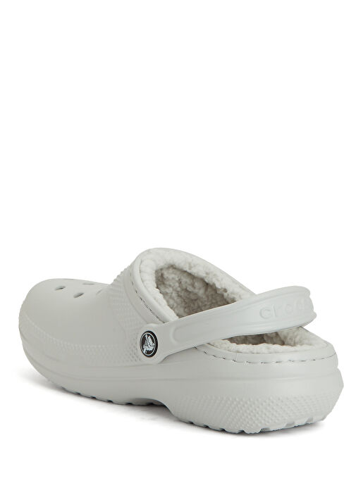 Classic Lined Clog Gri Kadın Terlik - Görsel 4