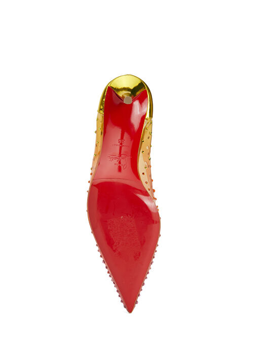 Miss Z Çok Renkli Deri Topuklu Ayakkabı - Görsel 6