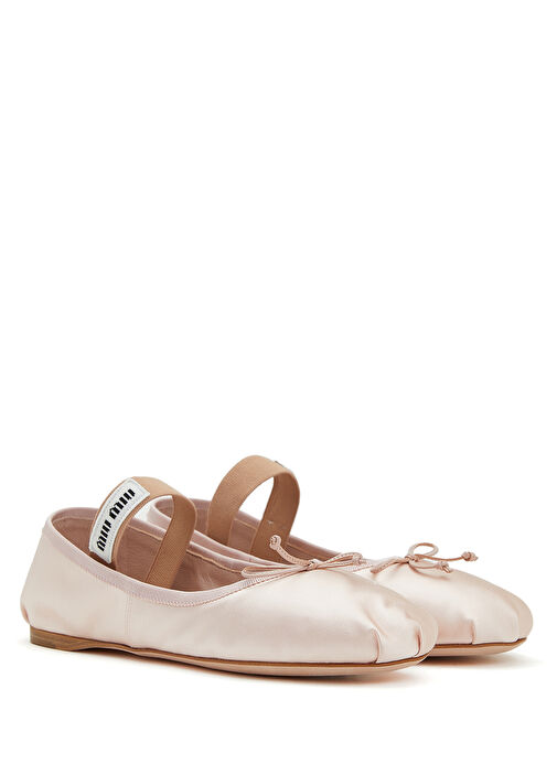 Açık Pembe Logolu Kadın Babet - Görsel 3