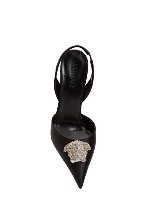 Versace Versace Siyah Medusa Detaylı Topuklu Ayakkabı Basketbol Ayakkabıları | Beymen Siyah - 5. görsel