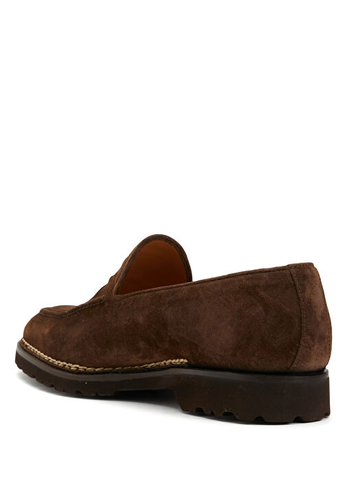 Koyu Kahverengi Erkek Deri Loafer - Görsel 4