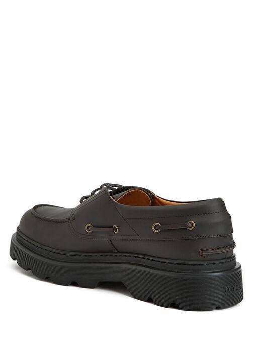 Koyu Kahverengi Erkek Deri Loafer - Görsel 4