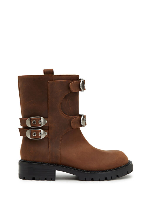The Kiki Kahverengi Kadın Deri Bot - Görsel 2