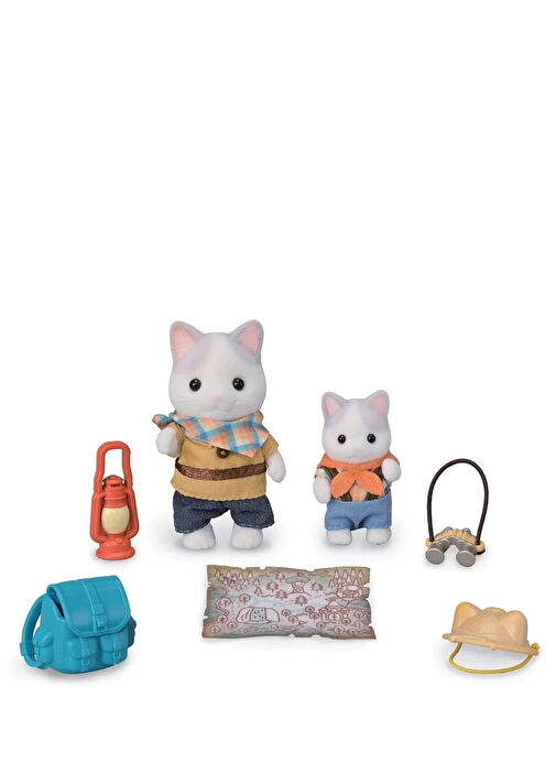 Sylvanian Families Latte Kedi Cocuk Bebek Heyecanl Ke if Figur Oyuncak Seti 5763 Cok Renkli