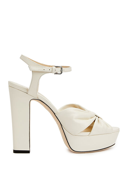 Heloise Beyaz Kadın Deri Sandalet - Görsel 2