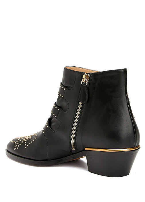 Susanna Siyah Kadın Deri Bot - Görsel 4