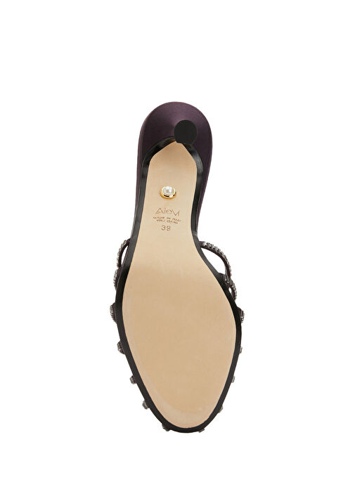 Soraya Mor Kadın İpek Terlik - Görsel 6