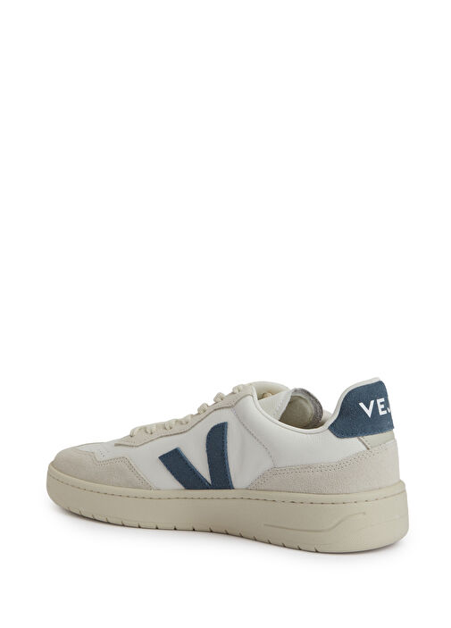 V-90 O.T Mavi Beyaz Erkek Deri Sneaker - Görsel 4