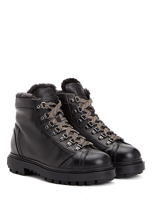 Saint Moritz Siyah Erkek Deri Bot - Görsel 3