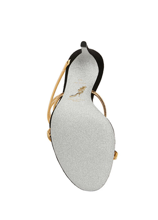 Siyah Gold Kadın Sandalet - Görsel 6