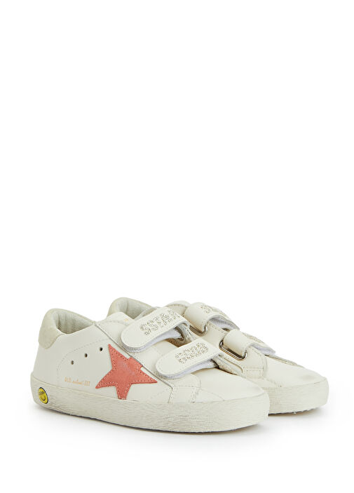 Ols School EDT Unisex Çocuk Deri Sneaker - Görsel 3