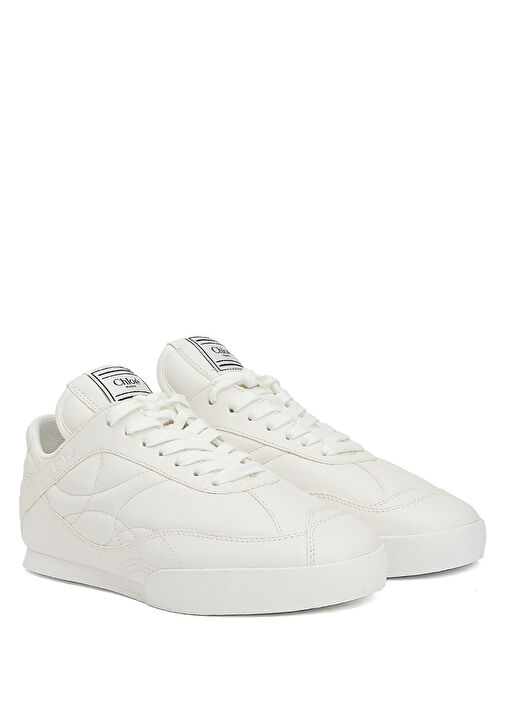 Kick Beyaz Kadın Deri Sneaker - Görsel 3