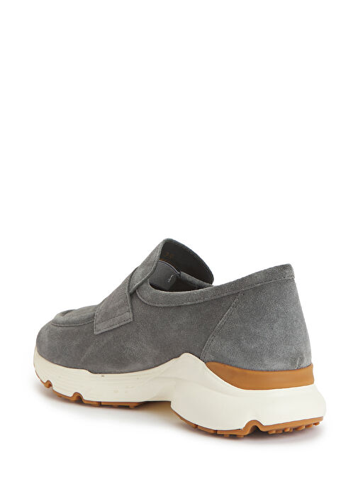 Gri Kadın Süet Sneaker - Görsel 4