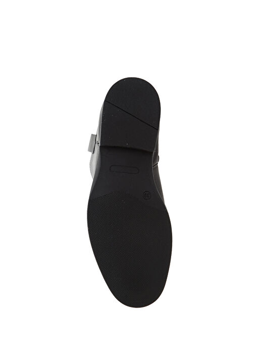 Siyah Kadın Tokalı Deri Bot - Görsel 6