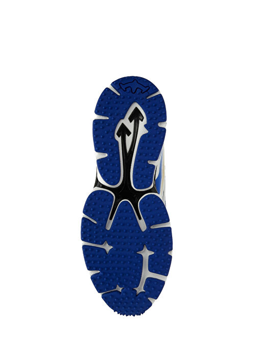 Gri Mavi File Dokulu Erkek Sneaker - Görsel 6