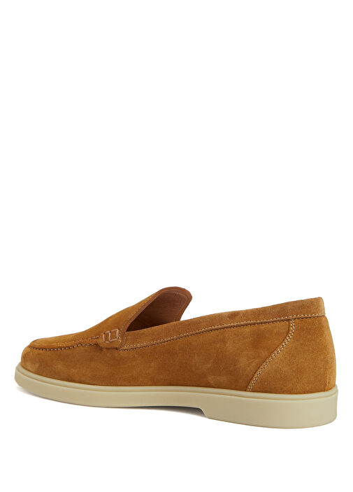 Hardal Kadın Süet Loafer - Görsel 4