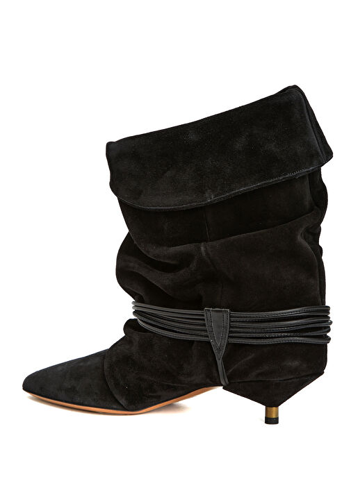 Edrika Siyah Kadın Deri Bot - Görsel 4