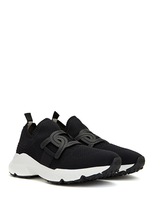 Siyah Logo Detaylı Kadın Sneaker - Görsel 3