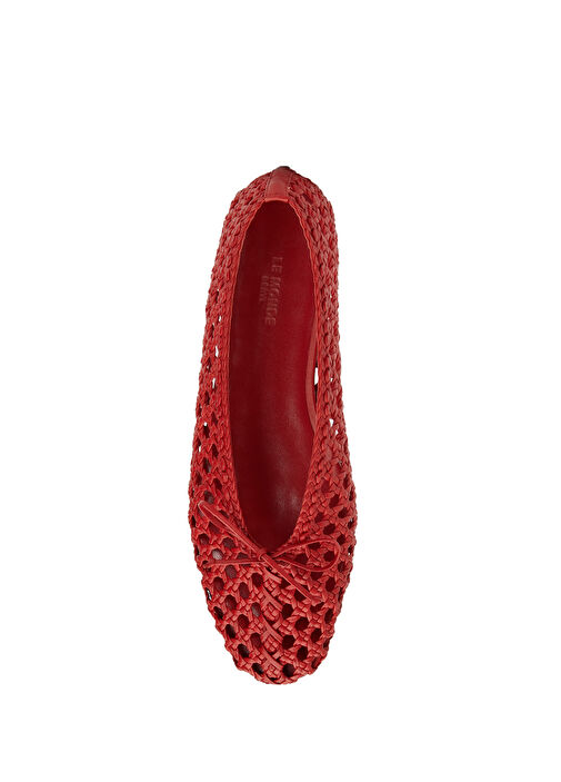 Kırmızı Deri Babet - Görsel 5