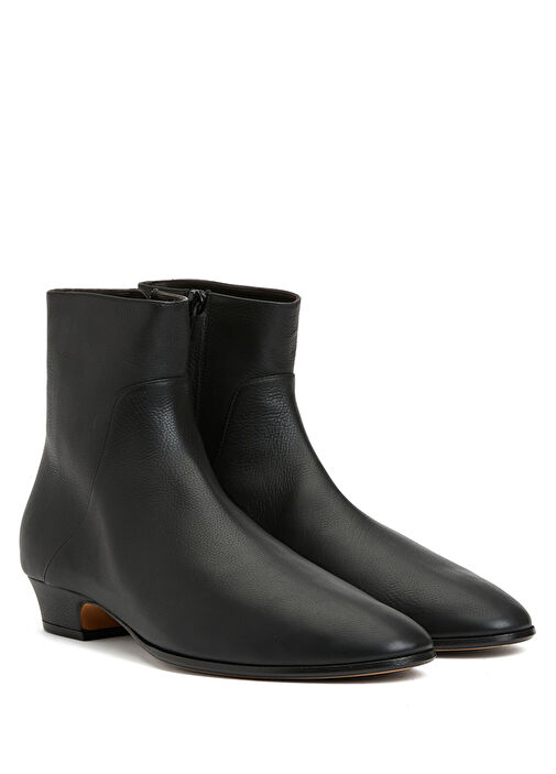 Siyah Kadın Deri Bot - Görsel 3