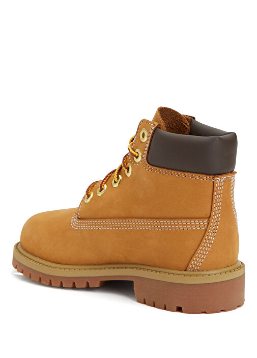 Premium 6 Inch Camel Unisex Çocuk Deri Bot - Görsel 4