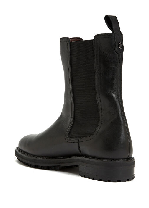 Siyah Kadın Deri Bot - Görsel 4