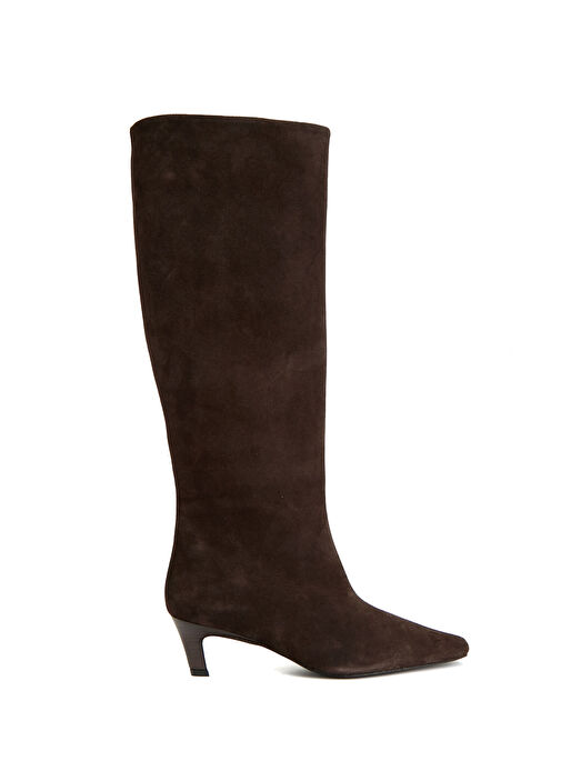 New Essential Kahverengi Kadın Deri Çizme