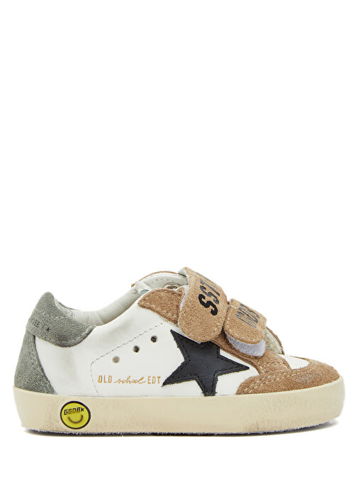 Old School Edt Beyaz Çocuk Deri Sneaker - Görsel 2