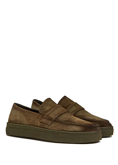 Divarese Divarese Haki Erkek Deri Loafer Beymen'de! Haki - 3. görsel