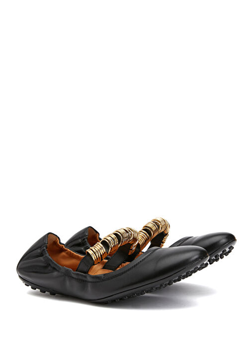 Siyah Deri Babet - Görsel 3